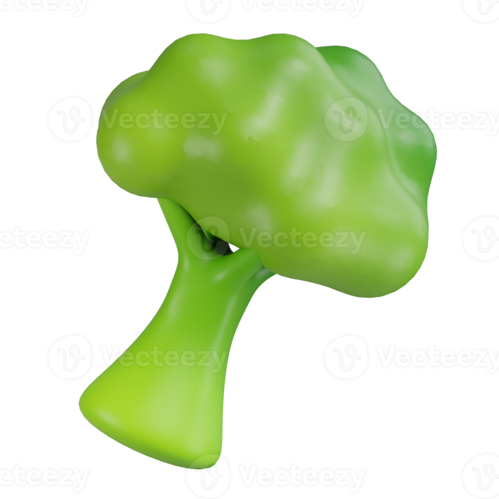 Broccoli 3D Icon png