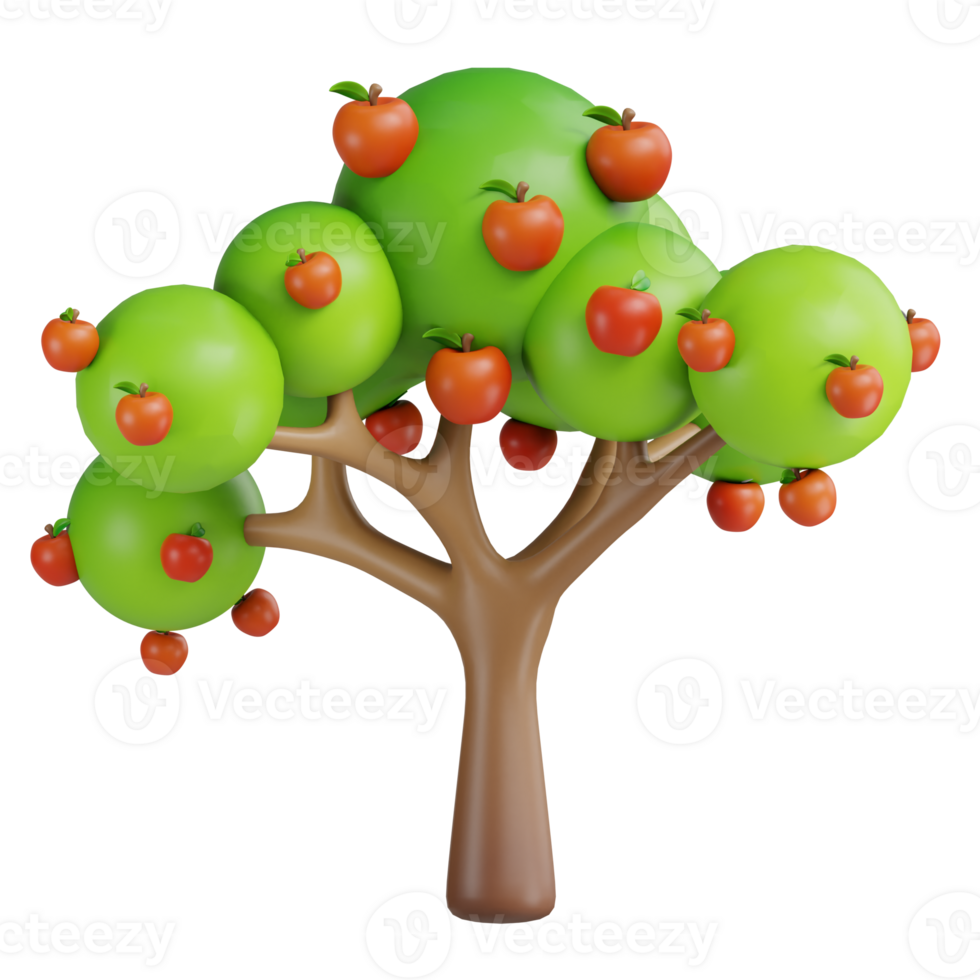 Apple Tree 3D Icon png