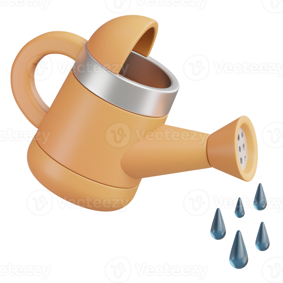 Watering Can 3D Icon png