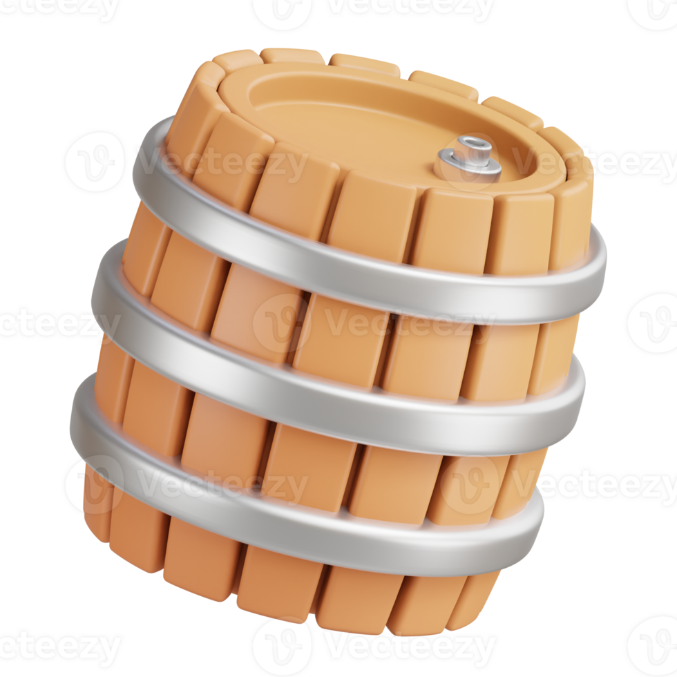 Barrel 3D Icon png
