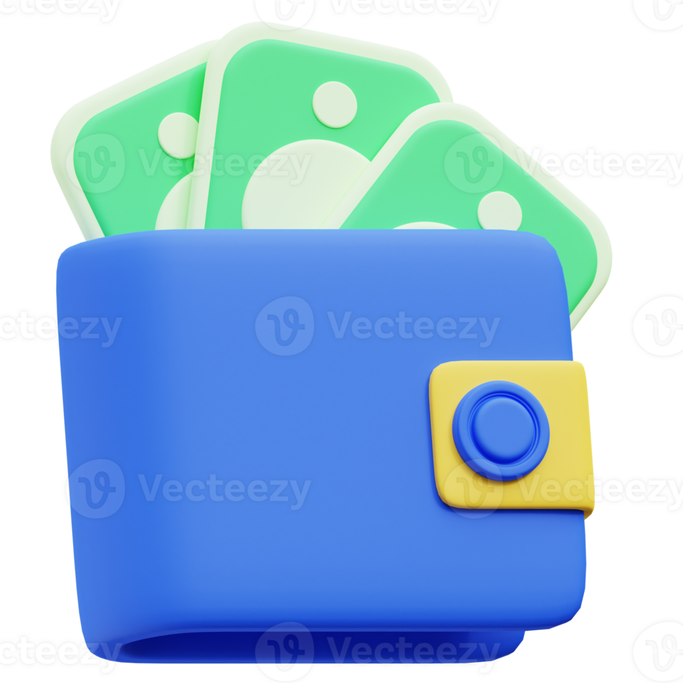 Wallet  3D Icon png