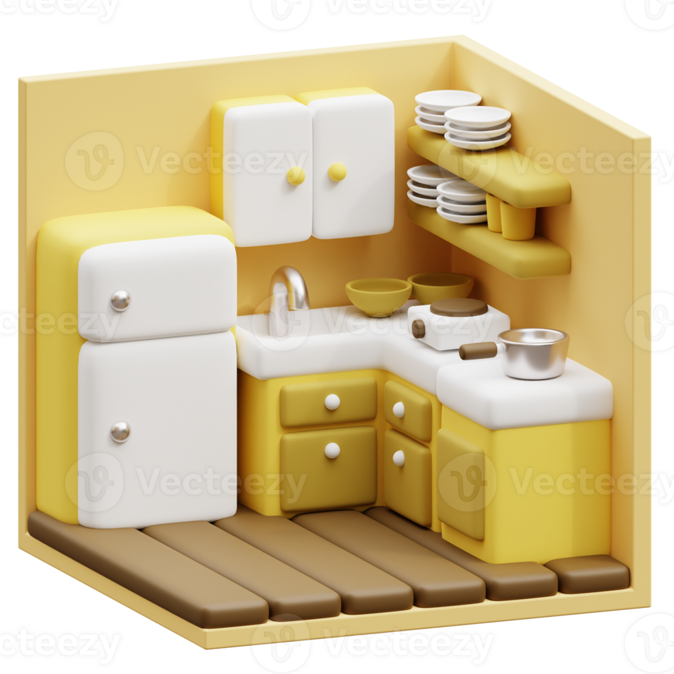 Kitchen 3D Icon png
