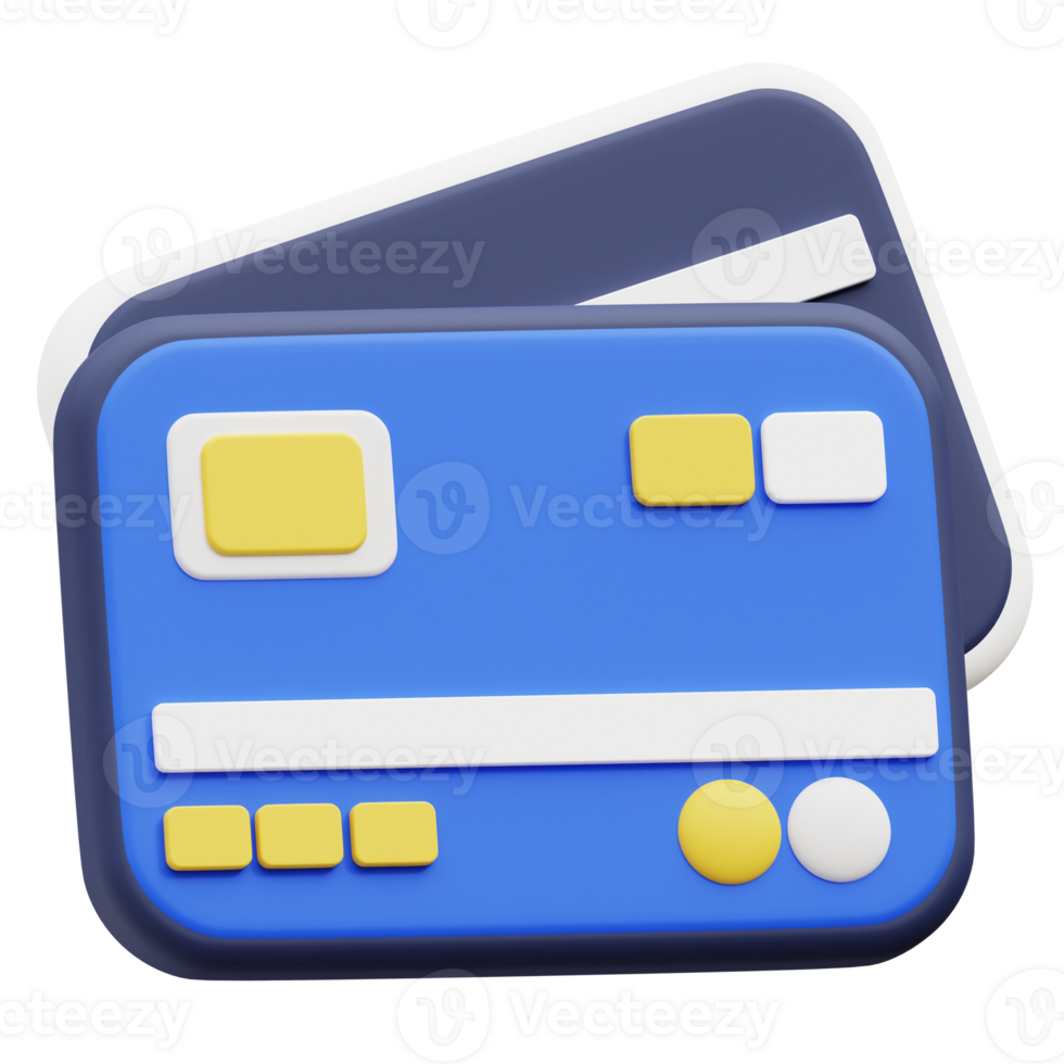 Credit Card 3D Icon png