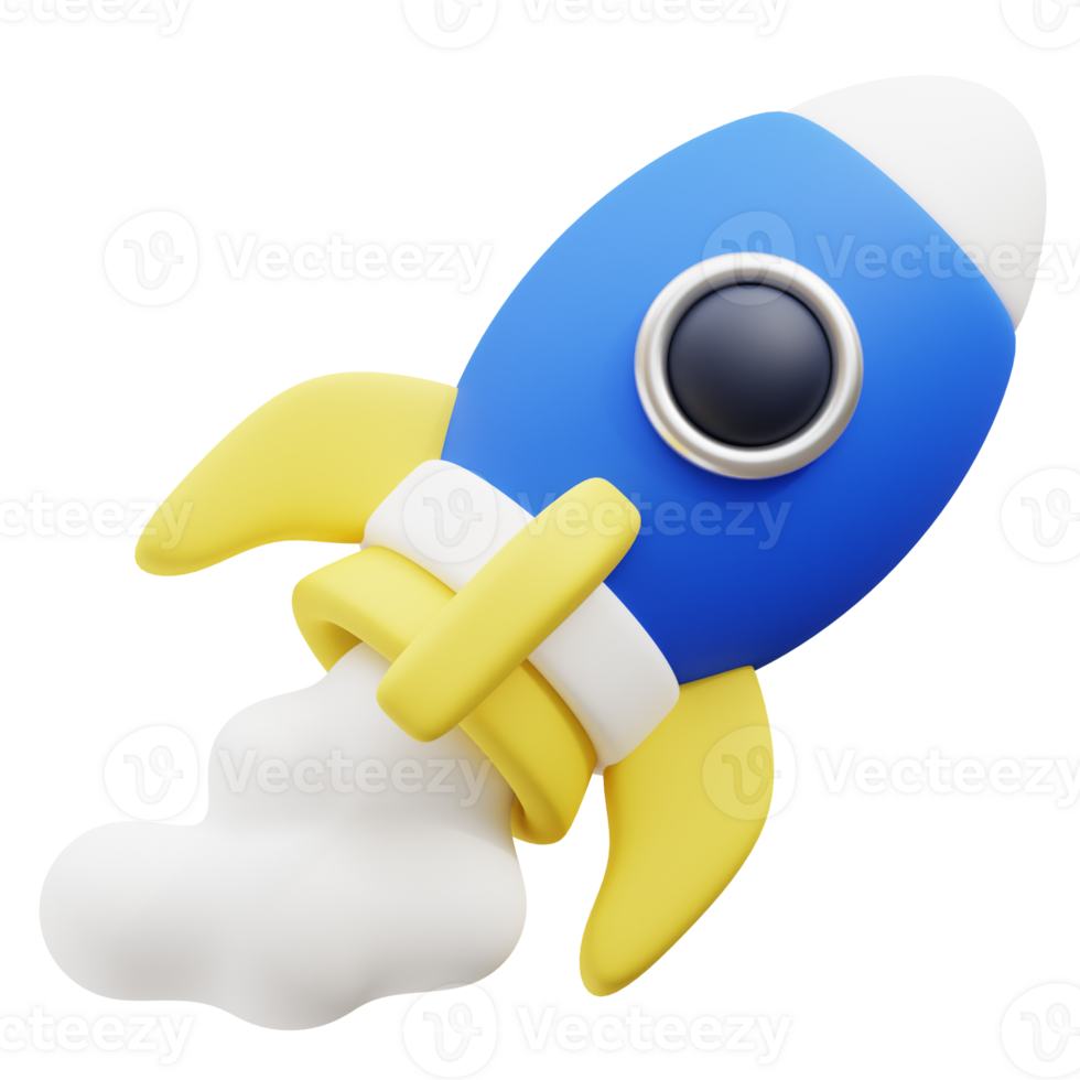 Rocket  3D Icon png