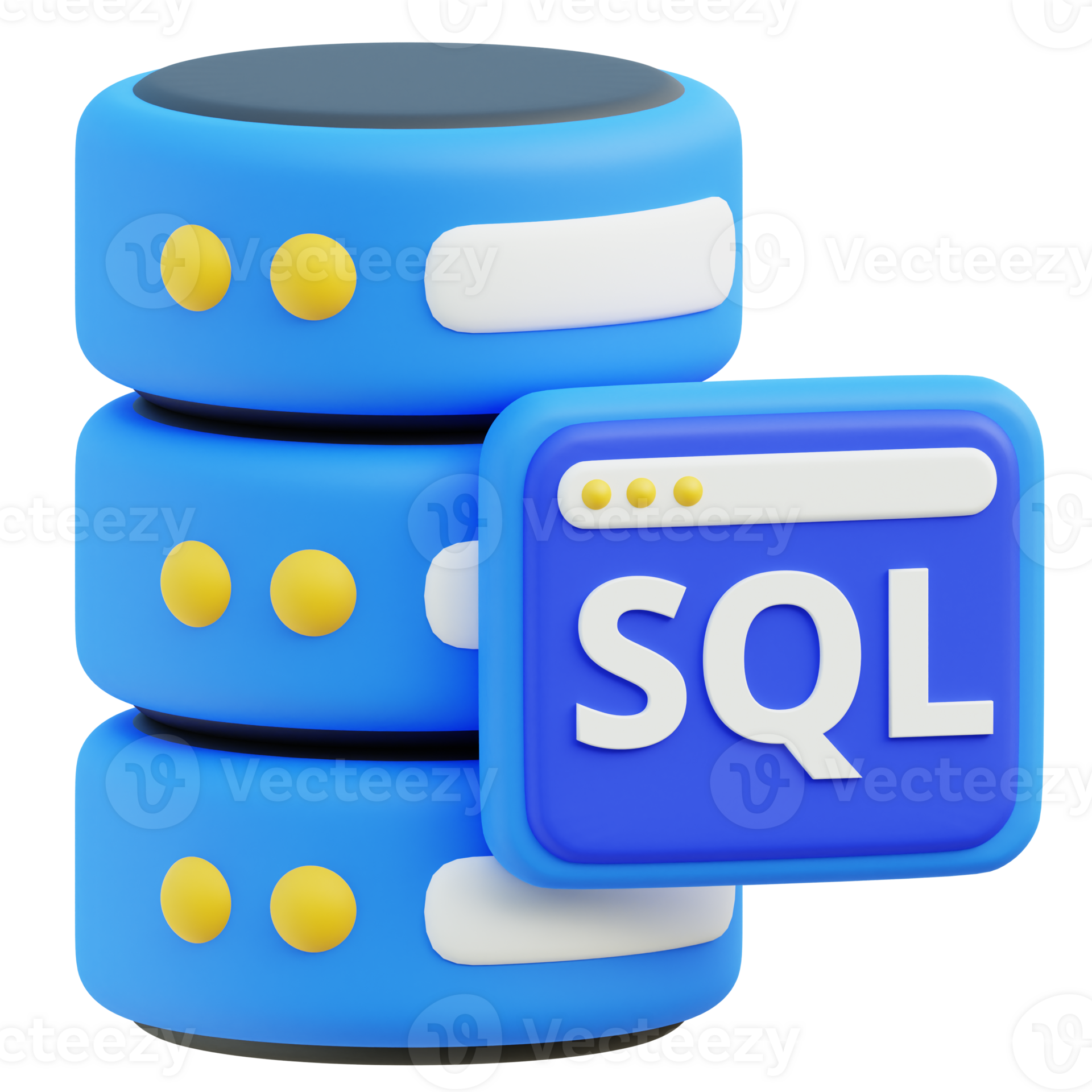 SQL 3D Icon 43987991 PNG