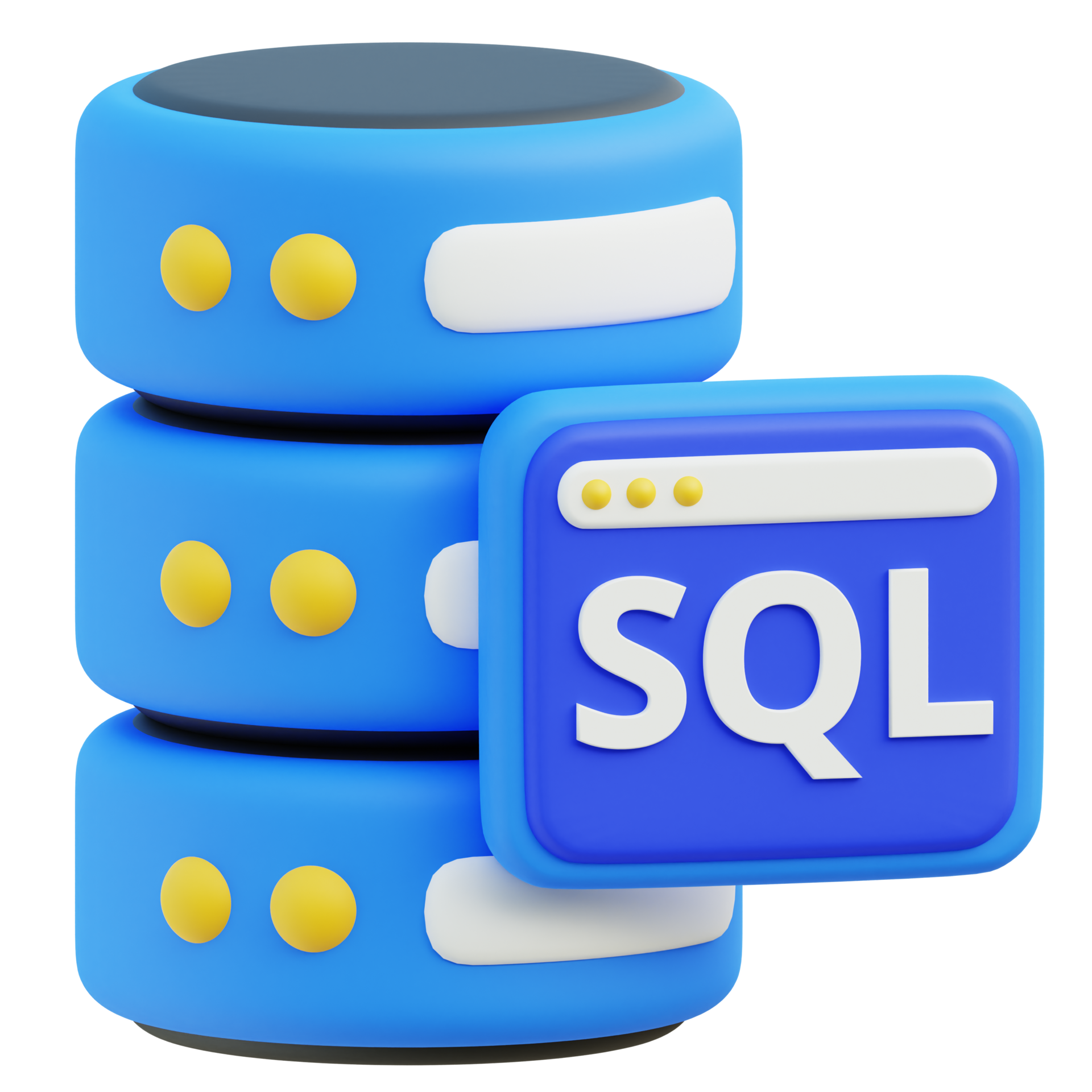 SQL 3D Icon 43987991 PNG