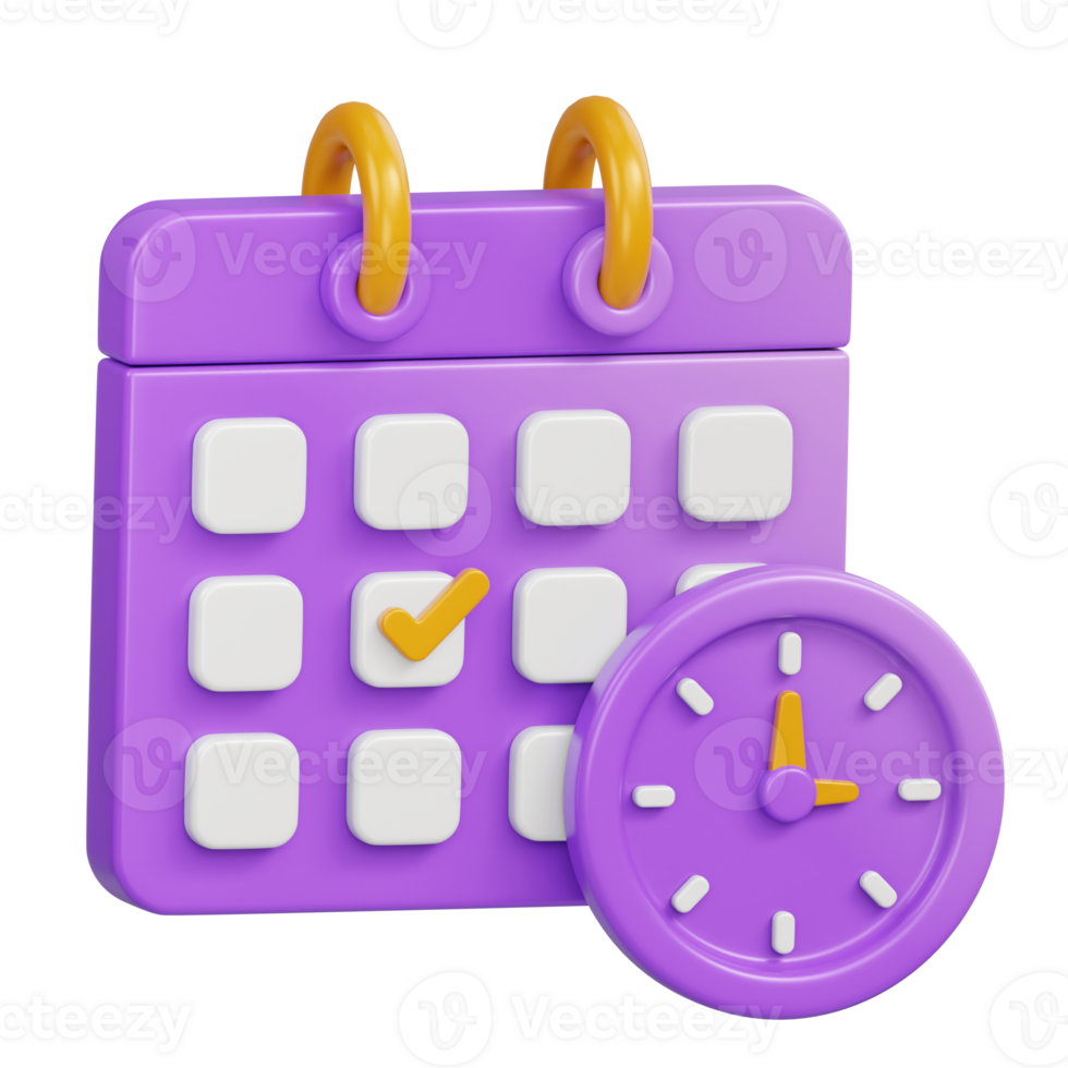 Calendar Appointment 3D Icon png