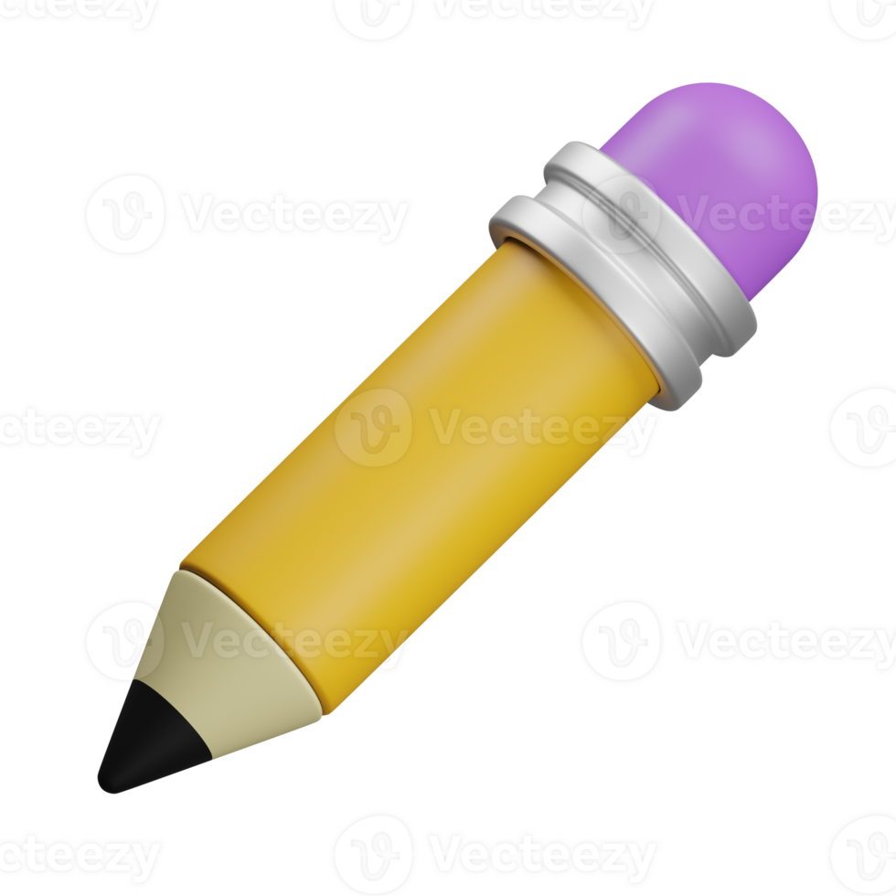 Pencil Tool 3D Icon png