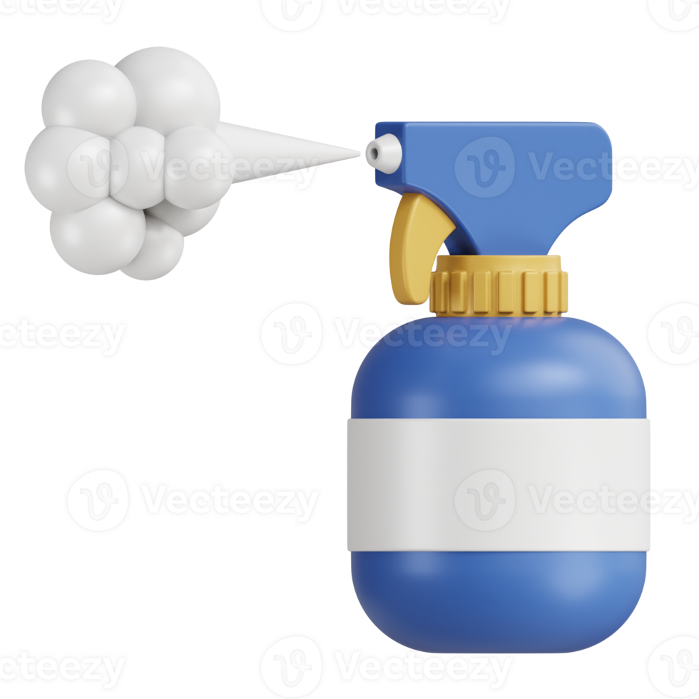 Spray bottle 3d icon png