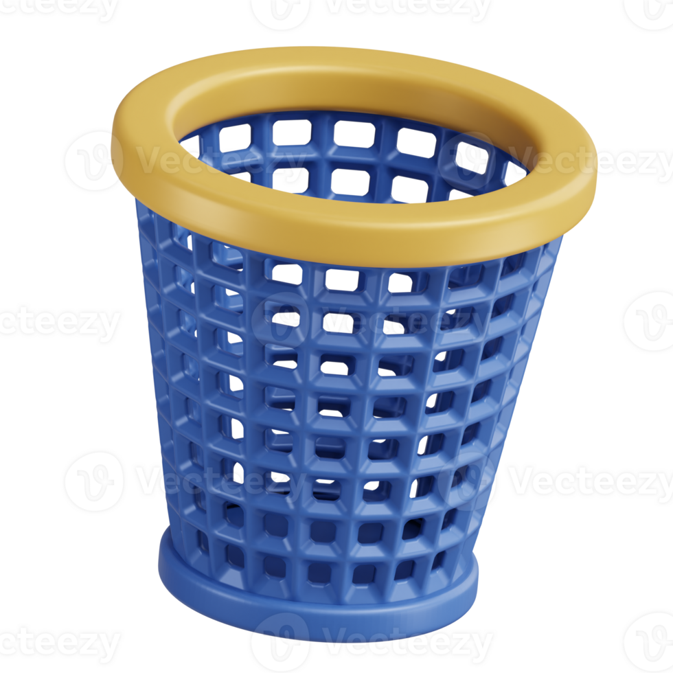 Laundry Basket 3D Icon png