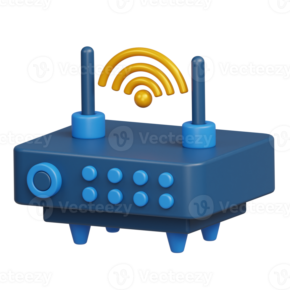 Wifi Router 3D Icon png