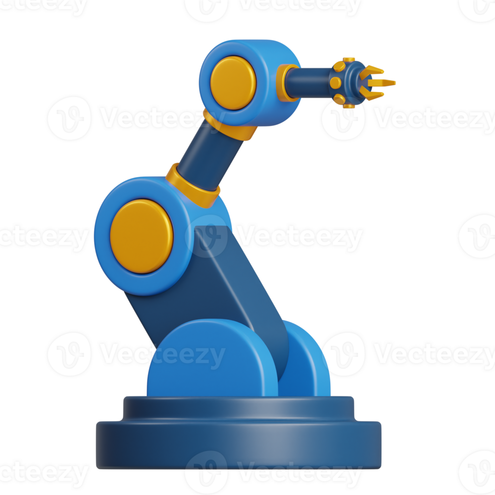 Robot Arm 3D Icon png