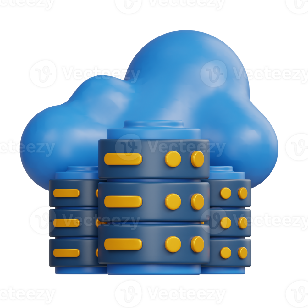 Wolke Hosting 3d Symbol png