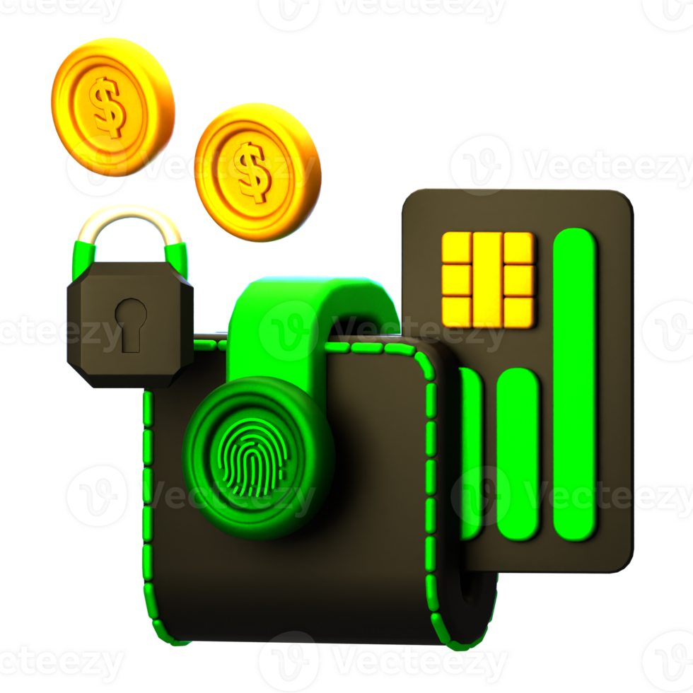 Electronic Wallet 3d Icon png