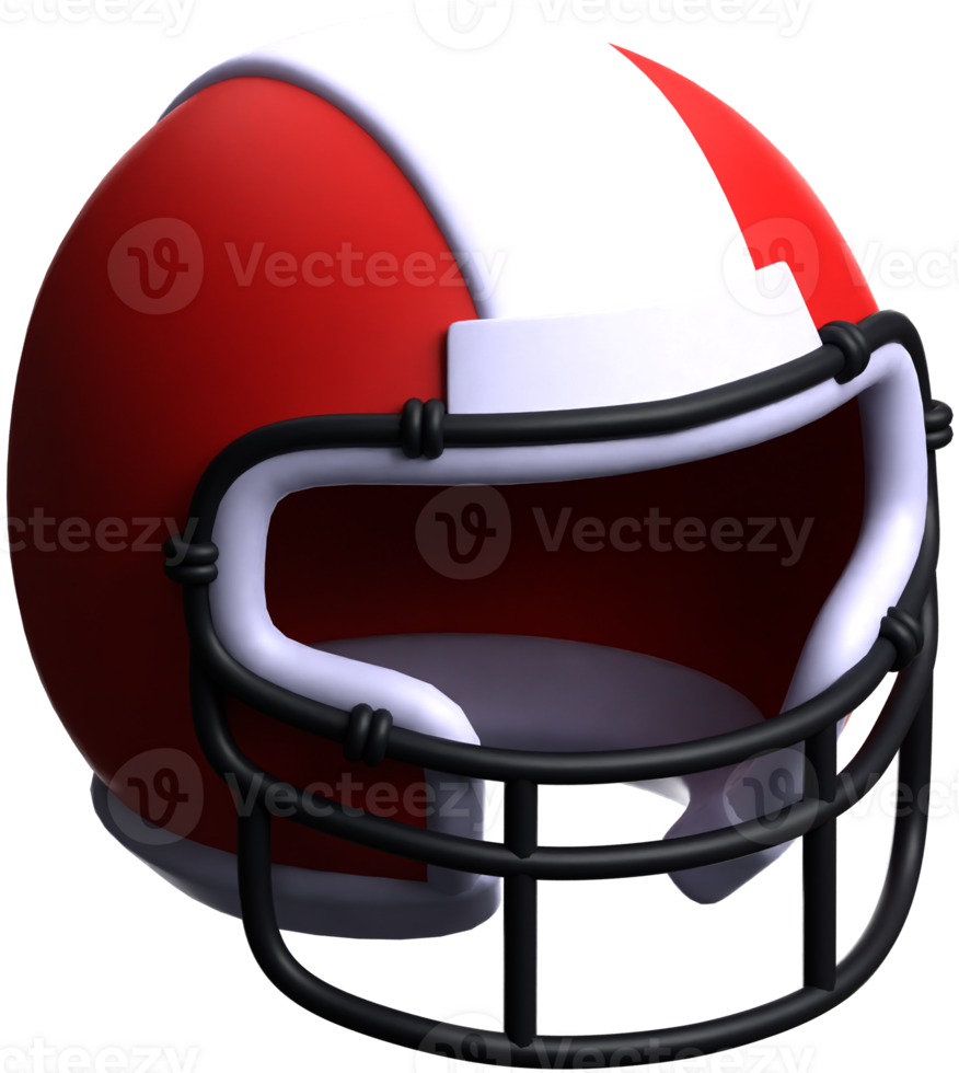 futebol capacete 3d ícone png