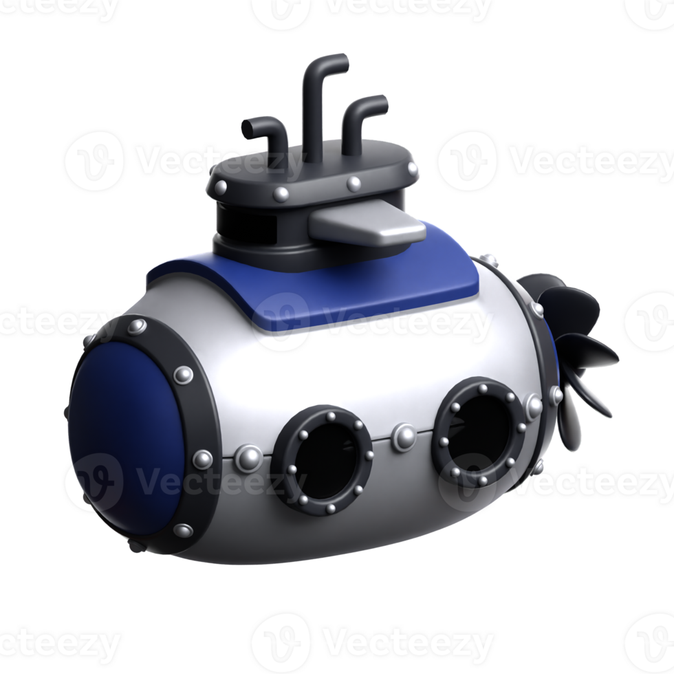 Submarine 3D Icon png