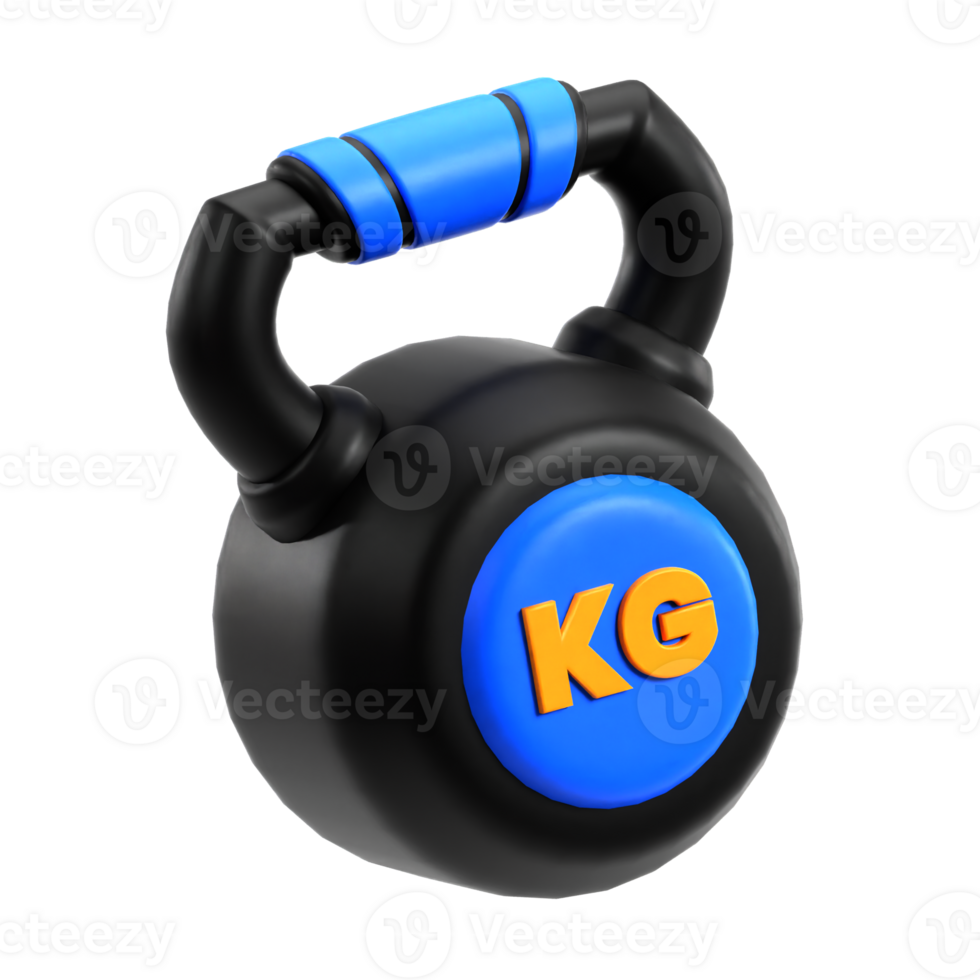 Kettlebell 3D Icon png