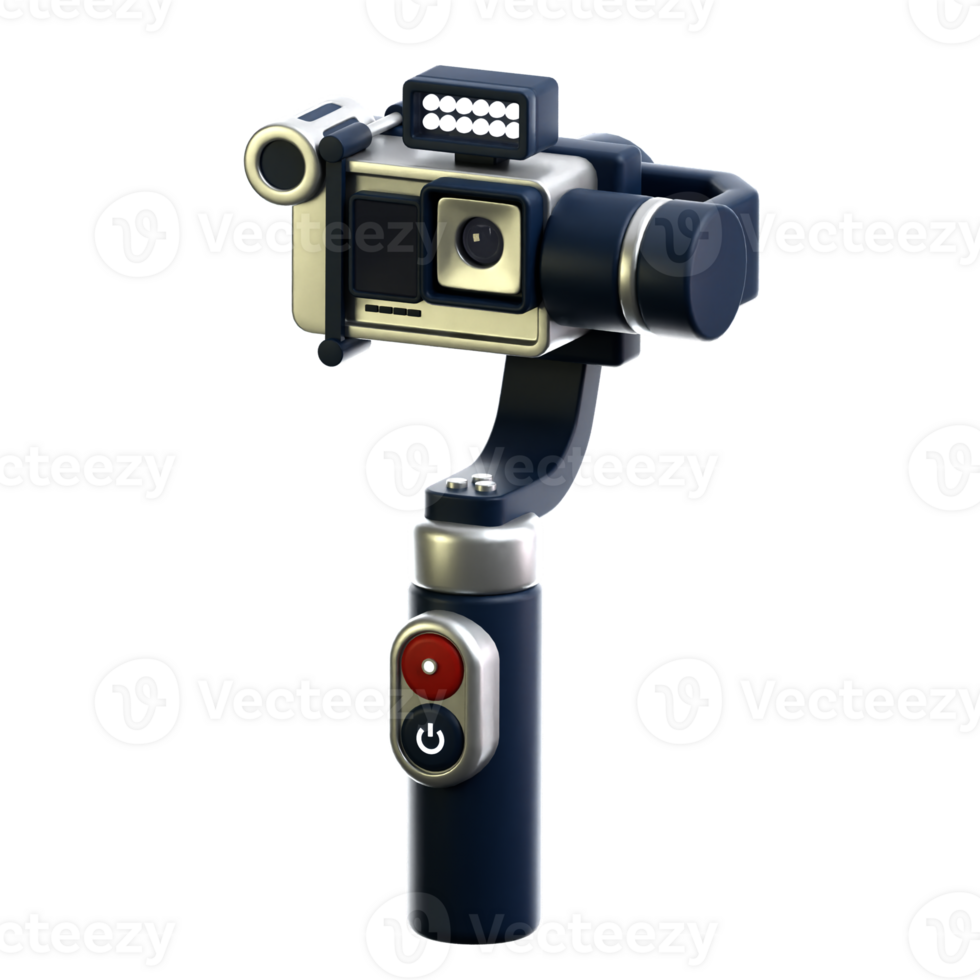 Camera With Gimbal 3D Icon png