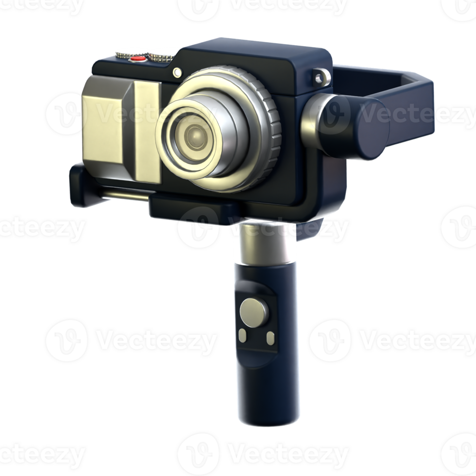 Gimbal With Camera 3D Icon png