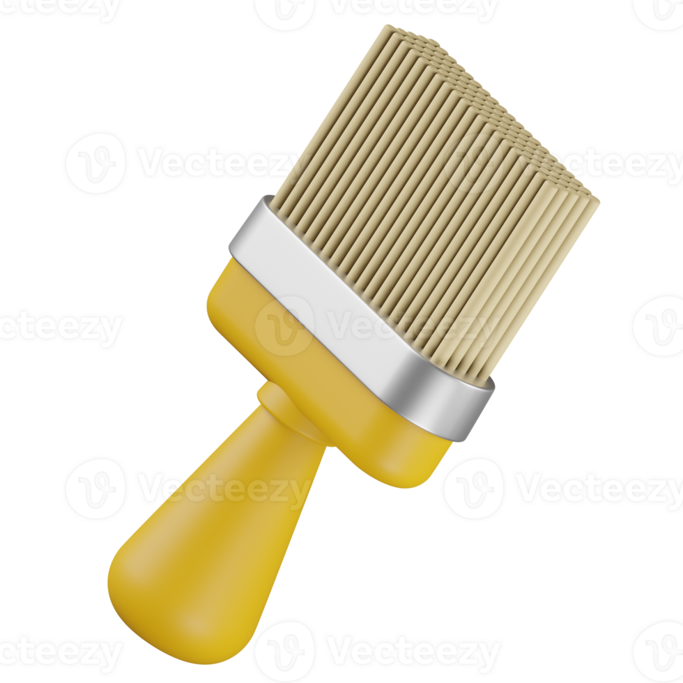 Paint Brush 3d icon png