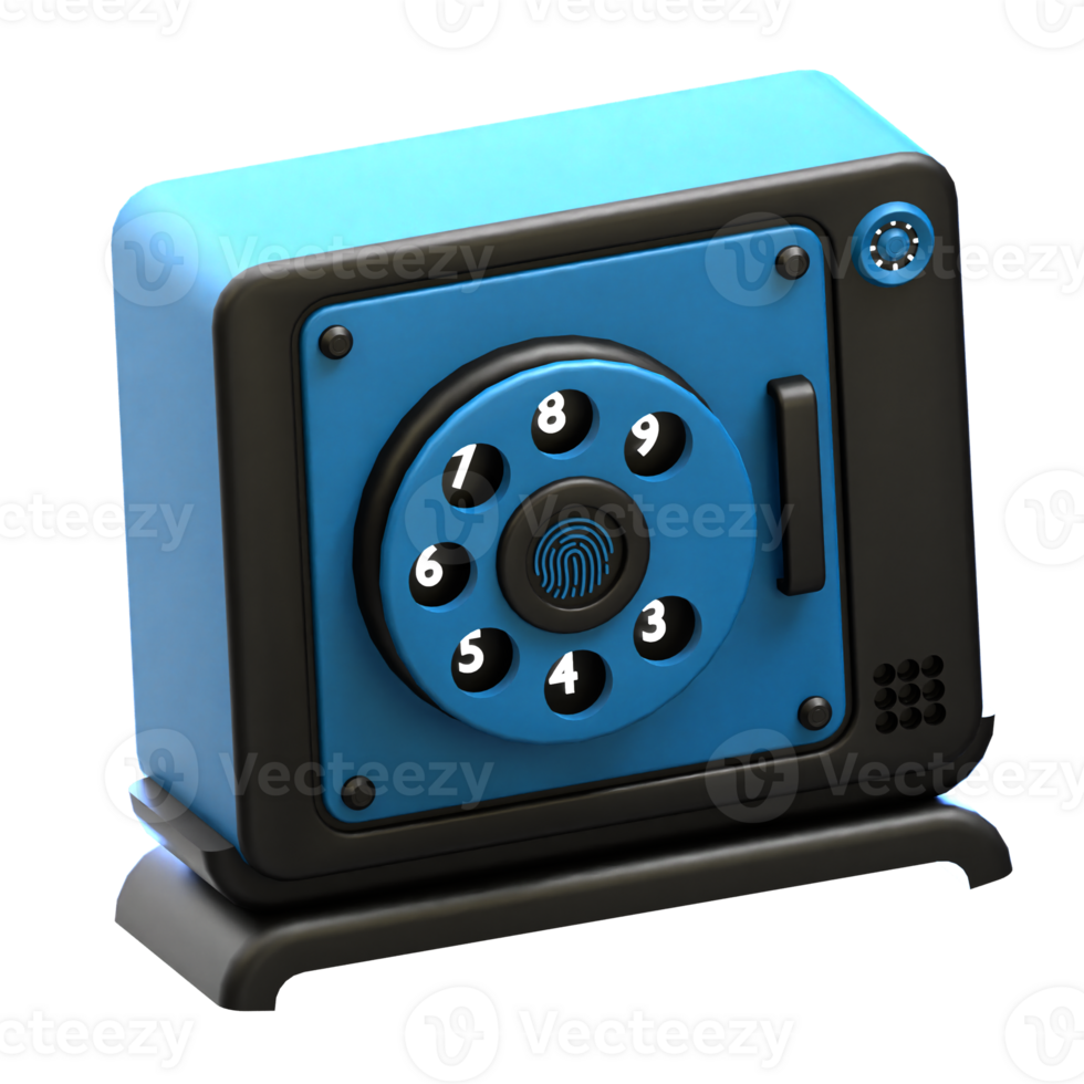 Safe 3d icon png