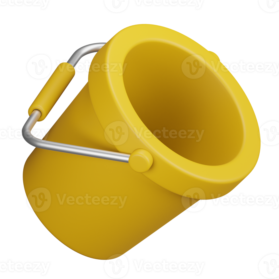 Bucket 3d icon png