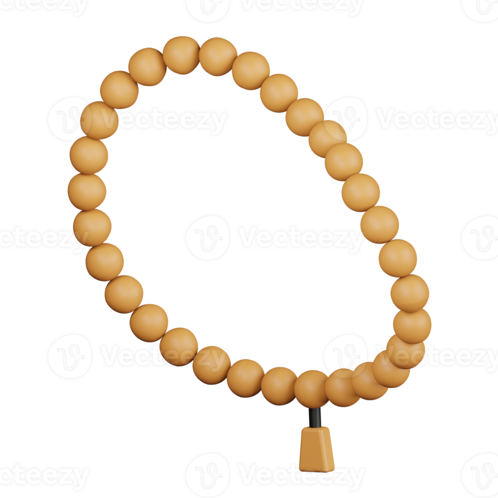 tasbih 3d icono png