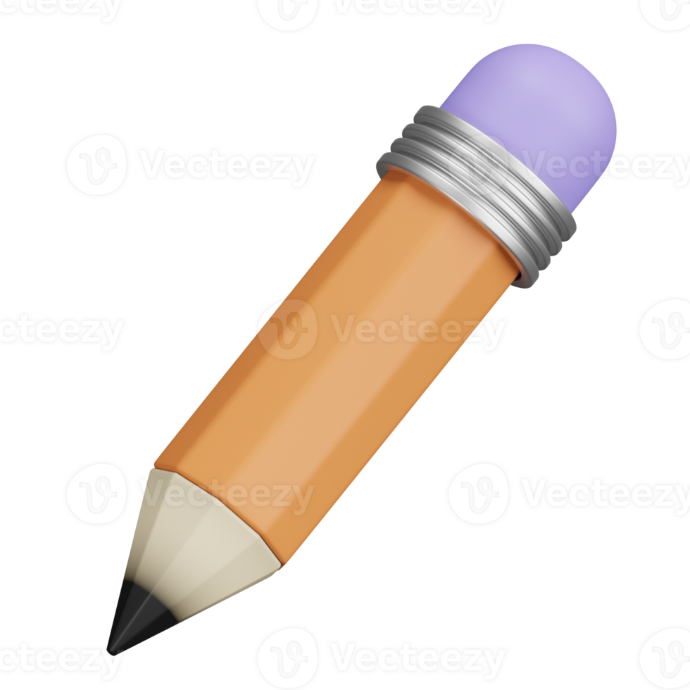 Pencil 3d icon png