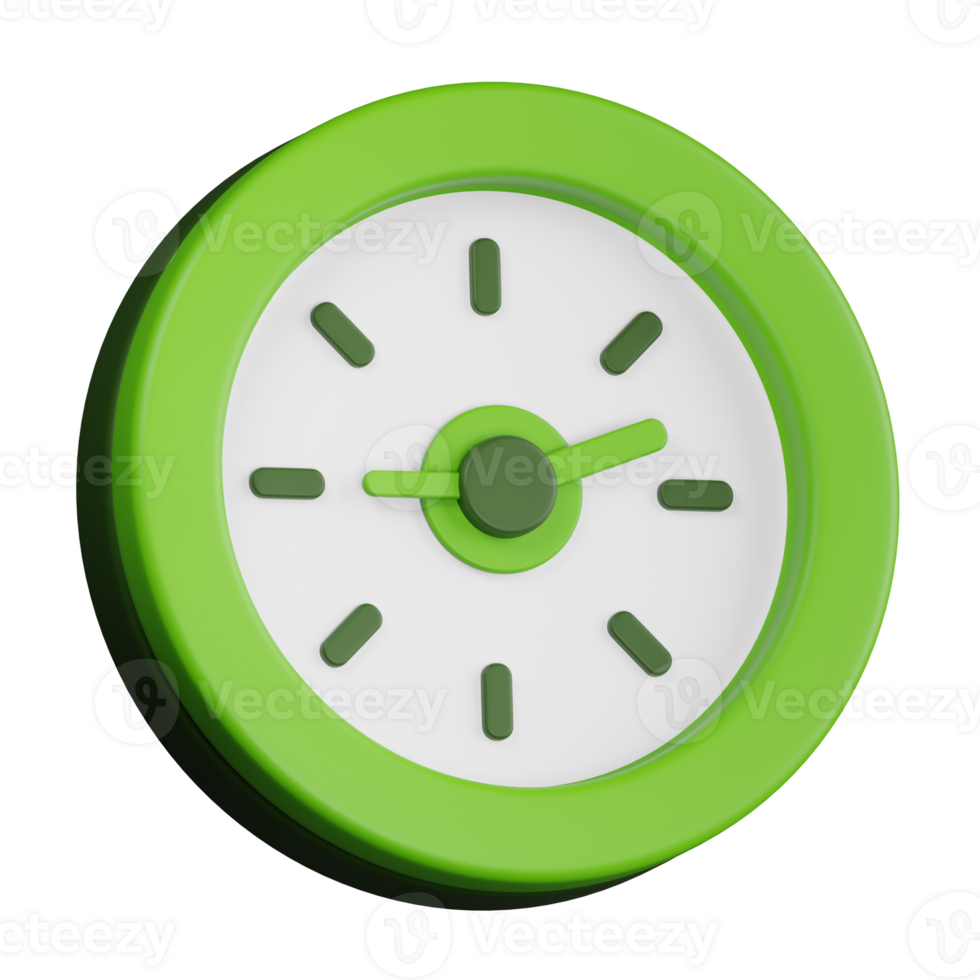 Clock 3d icon png