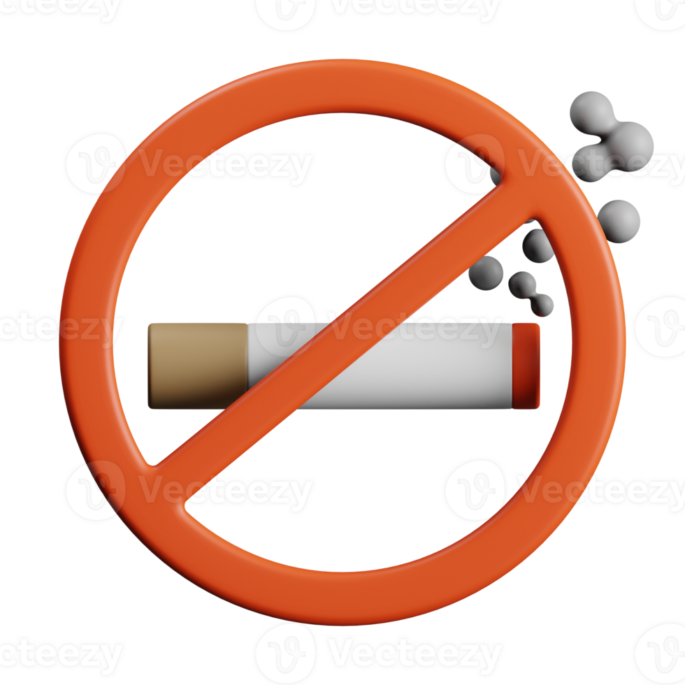 No Smoke 3d icon png
