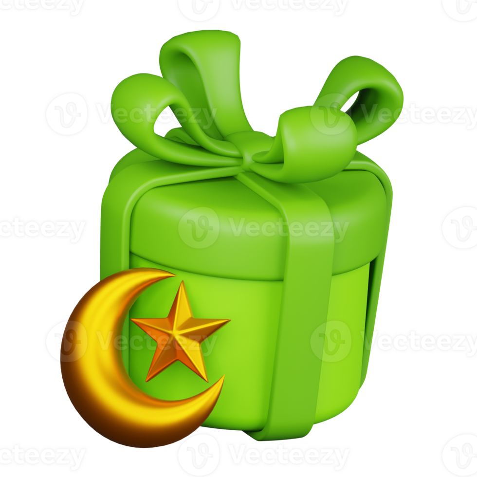 Ramadan Geschenk 3d Symbol png