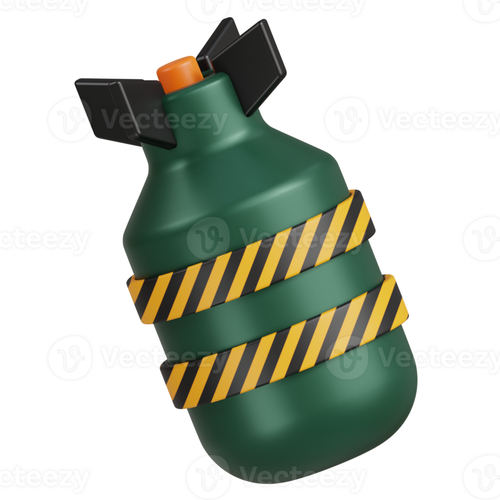 Nuclear Bomb 3d icon png
