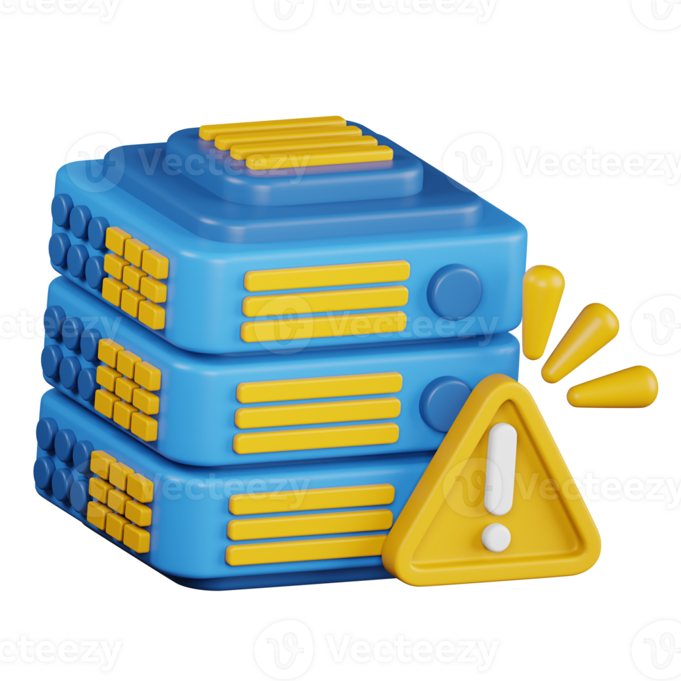 Server Error 3d icon png