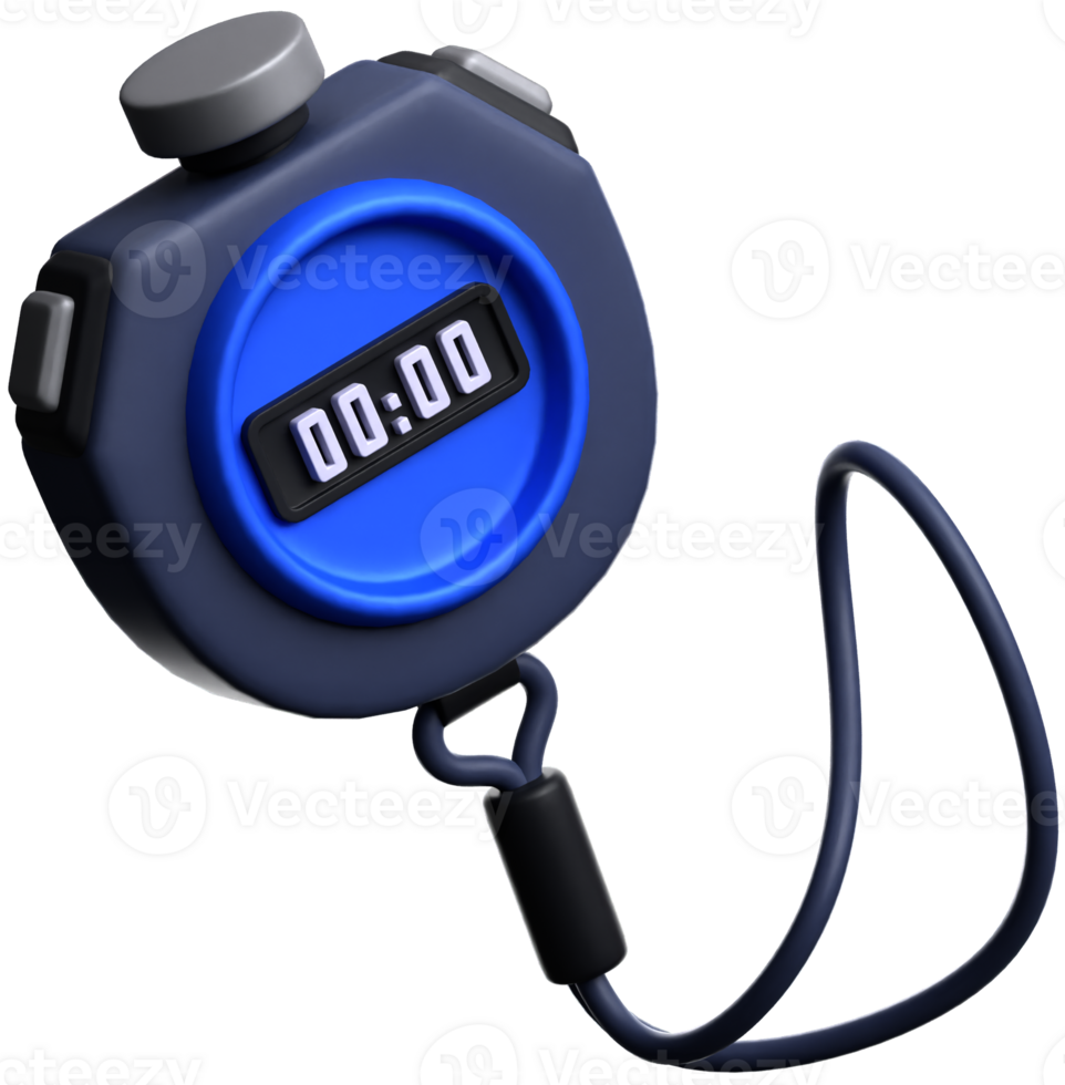 Digital Timer 3d icon png