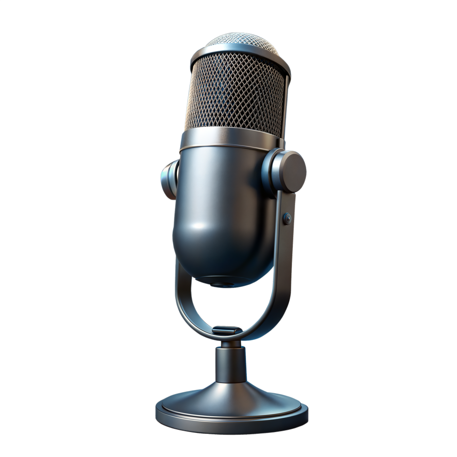 Microphone on stand against transparent background 43989084 PNG