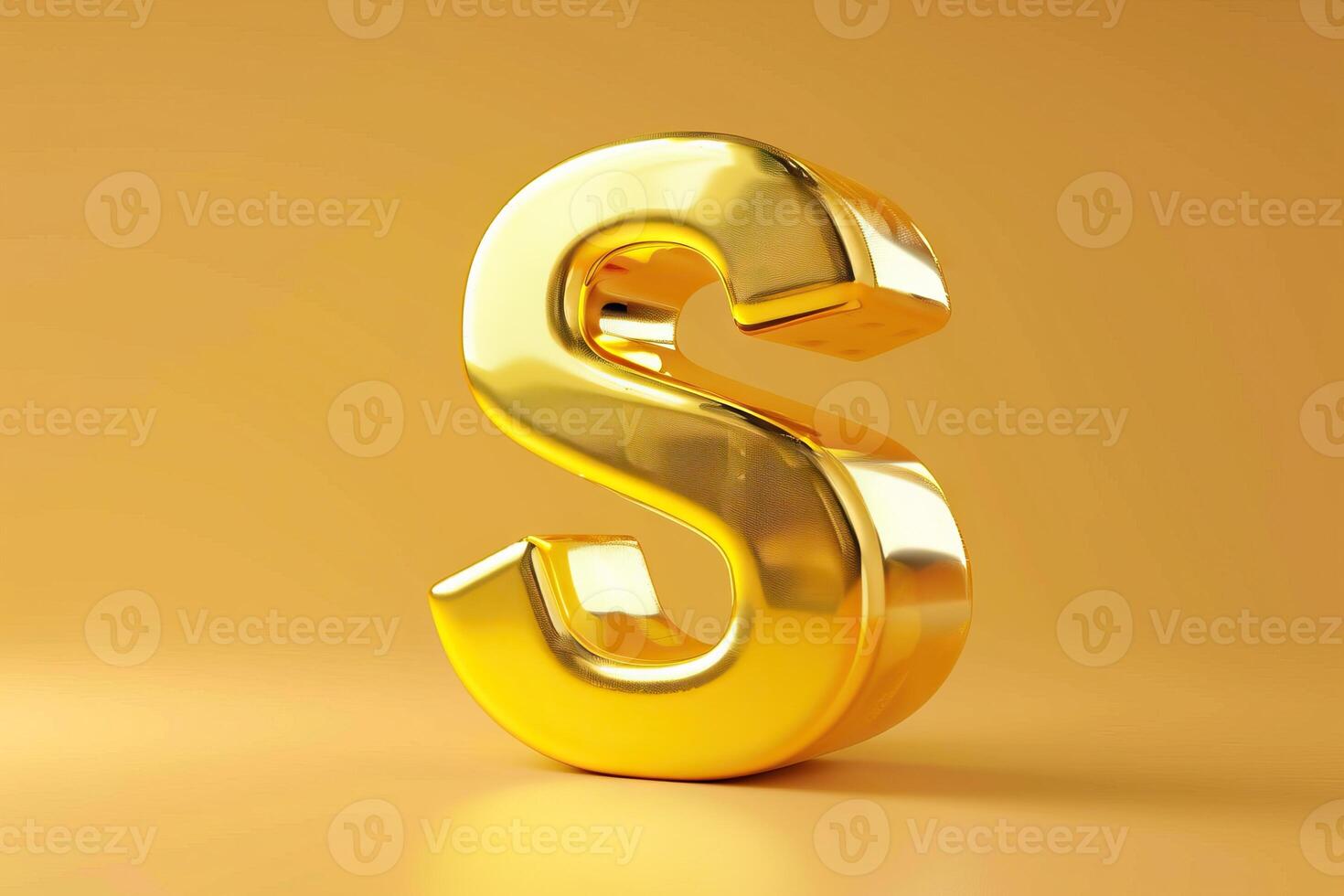 AI generated 3D Illustration Special Offer Gold Text photo