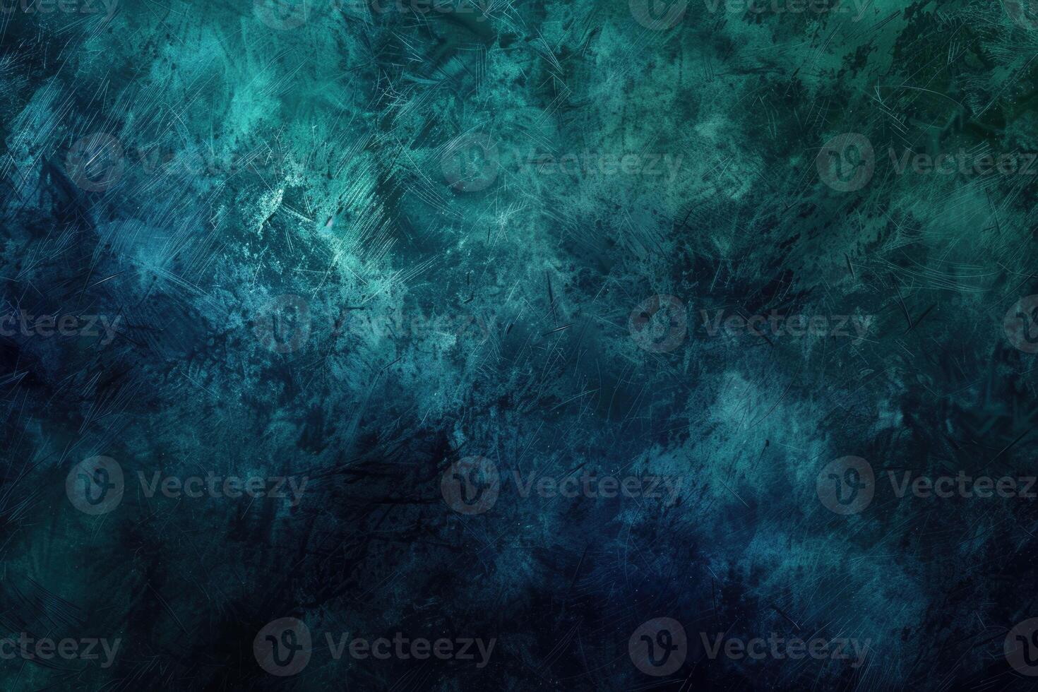 AI generated Abstract black  blue  green gradient background with space for design. photo