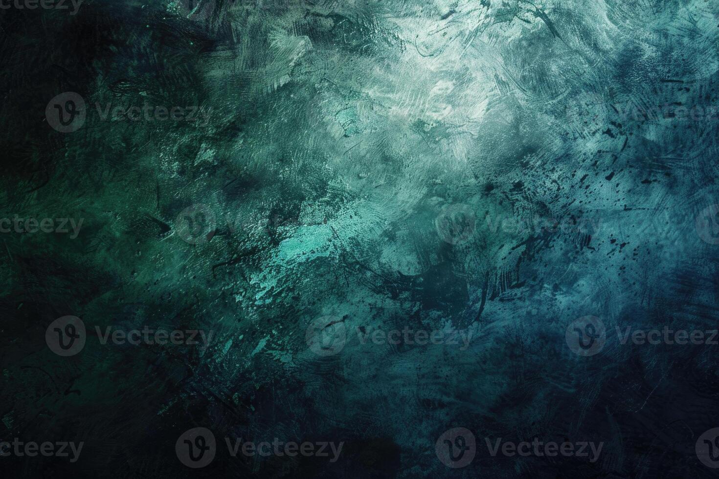 AI generated Abstract black  blue  green gradient background with space for design. photo