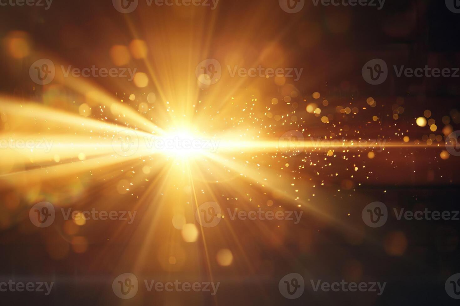 AI generated light flare special effect  light flare special effect photo