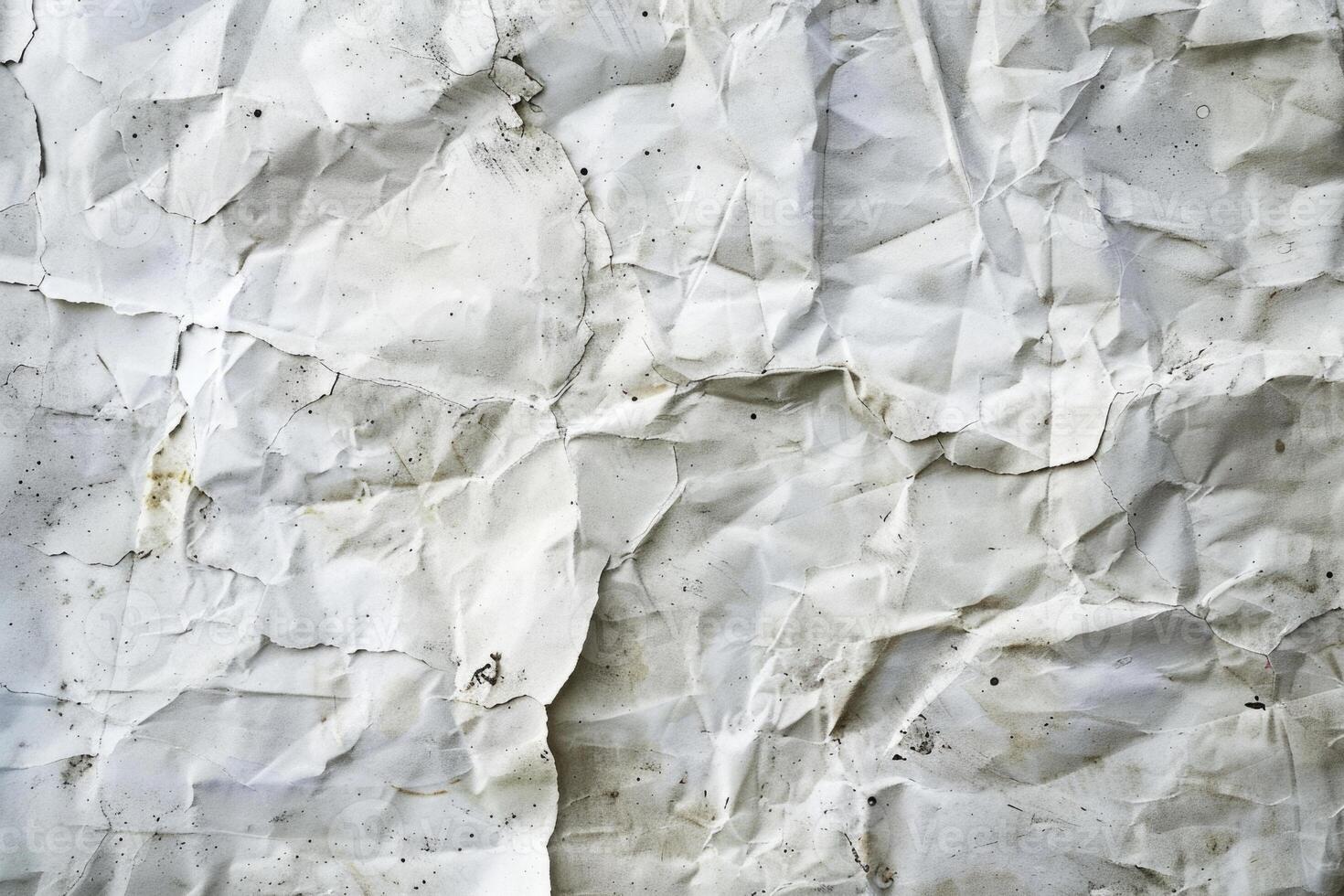 AI generated paper texture  old white paper texture as abstract grunge background photo