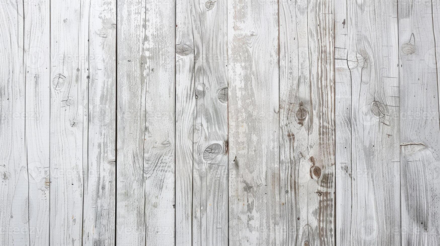 AI generated white wood plank texture background photo