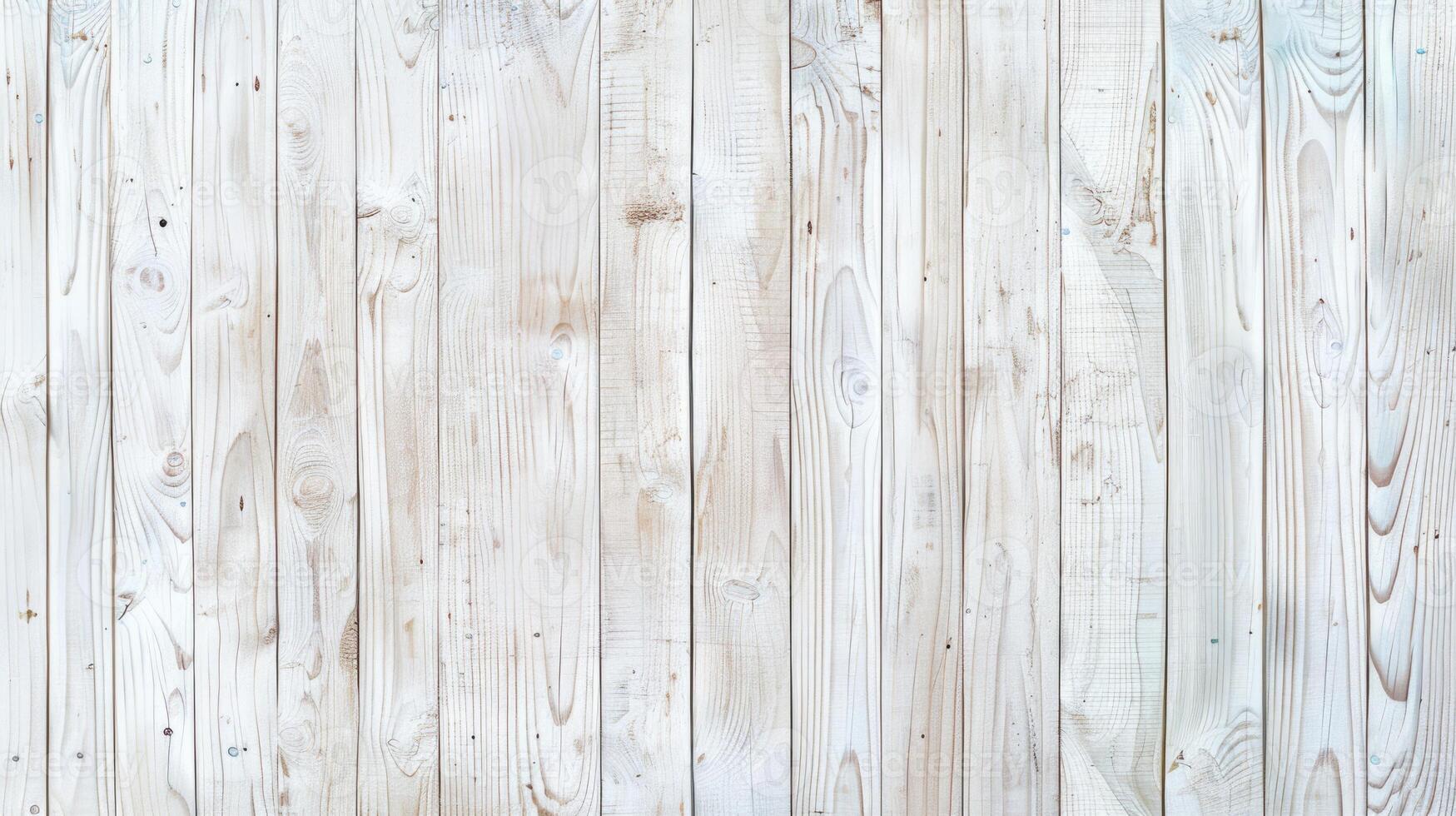 AI generated White wood texture background pattern repetition. photo