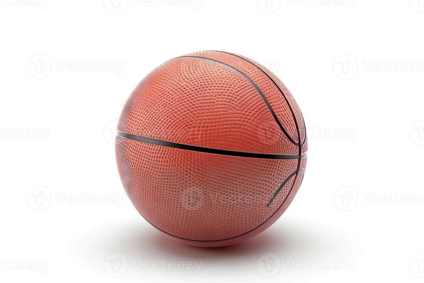 baloncesto aislado sobre fondo blanco foto