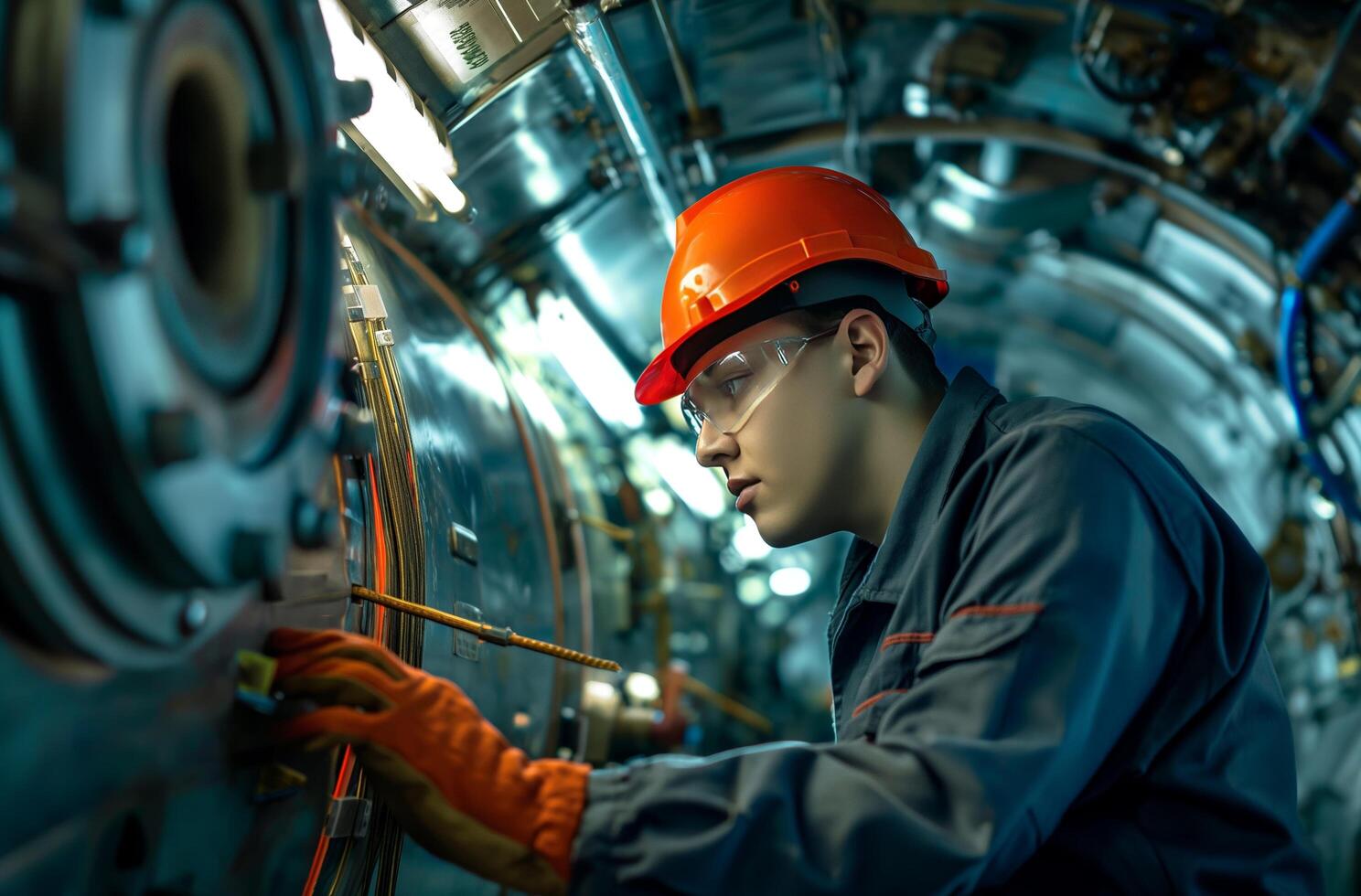 ingeniero en acción foto