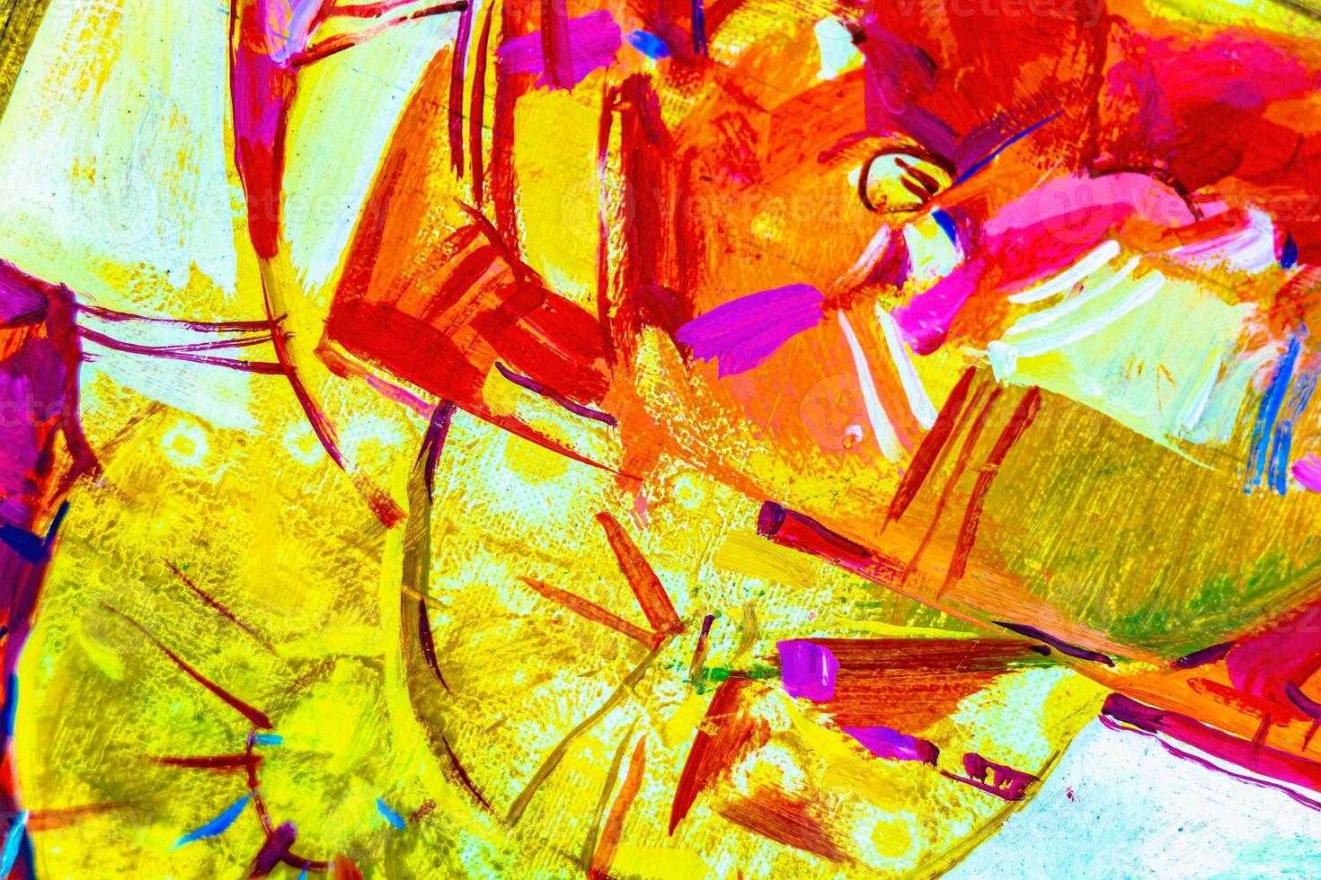 Abstract background with a textured surface for design made from putty and oil paint photo