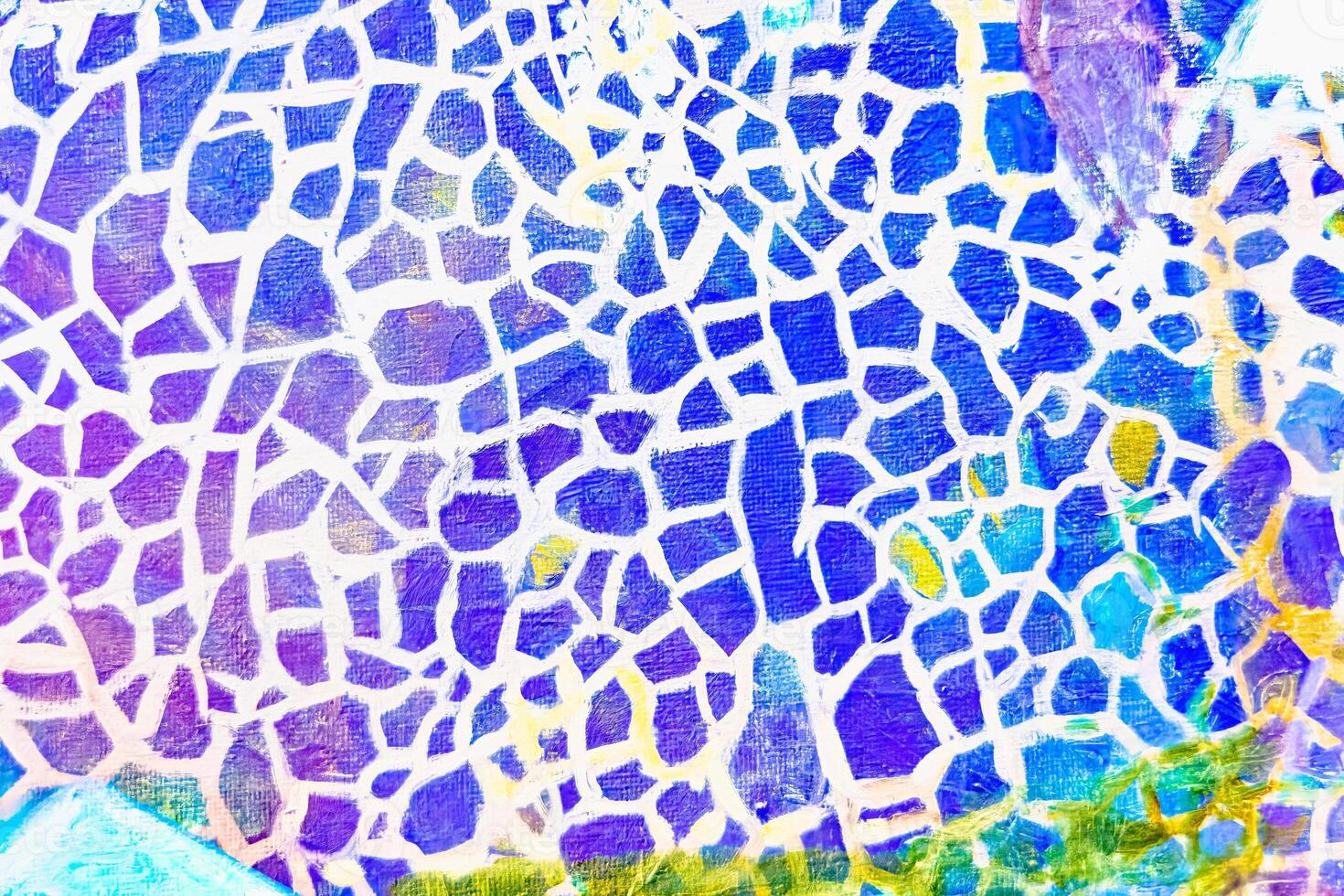 Abstract background with a textured surface for design made from putty and oil paint photo