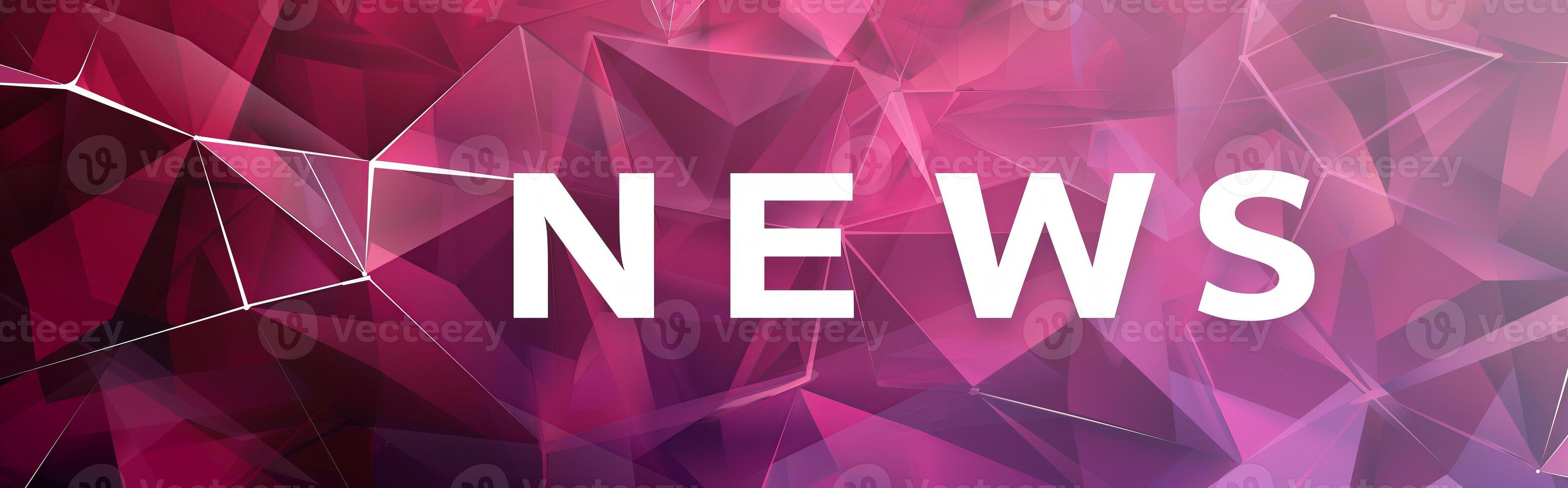Banner for news feeds and headlines for TV or Internet needs photo
