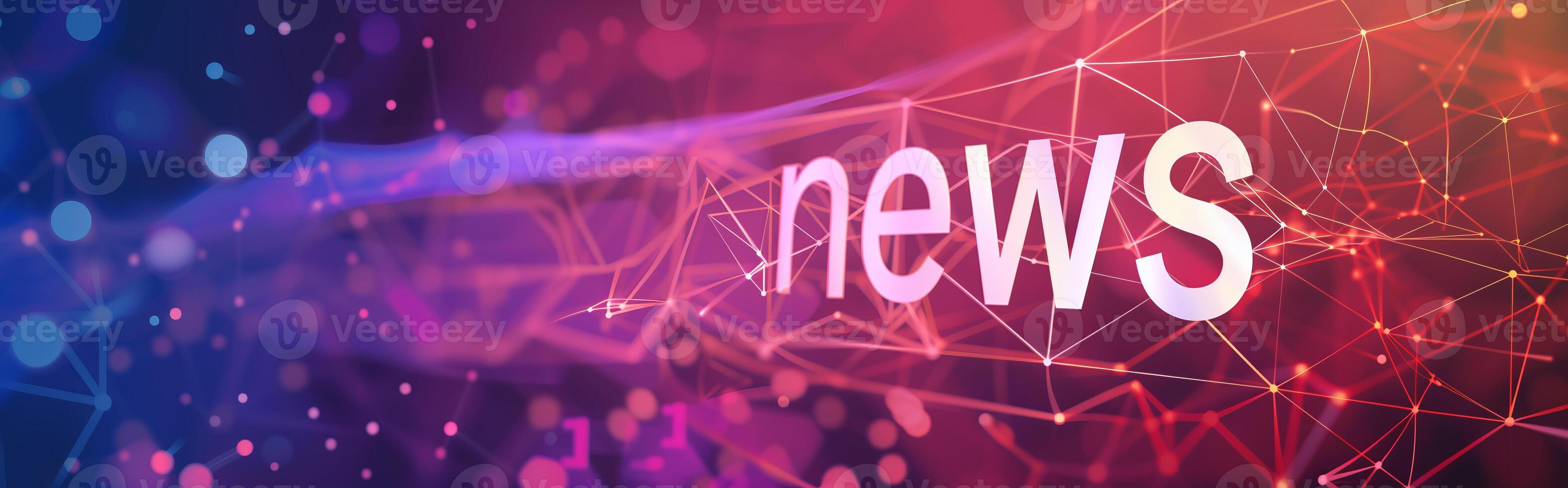 Banner for news feeds and headlines for TV or Internet needs photo