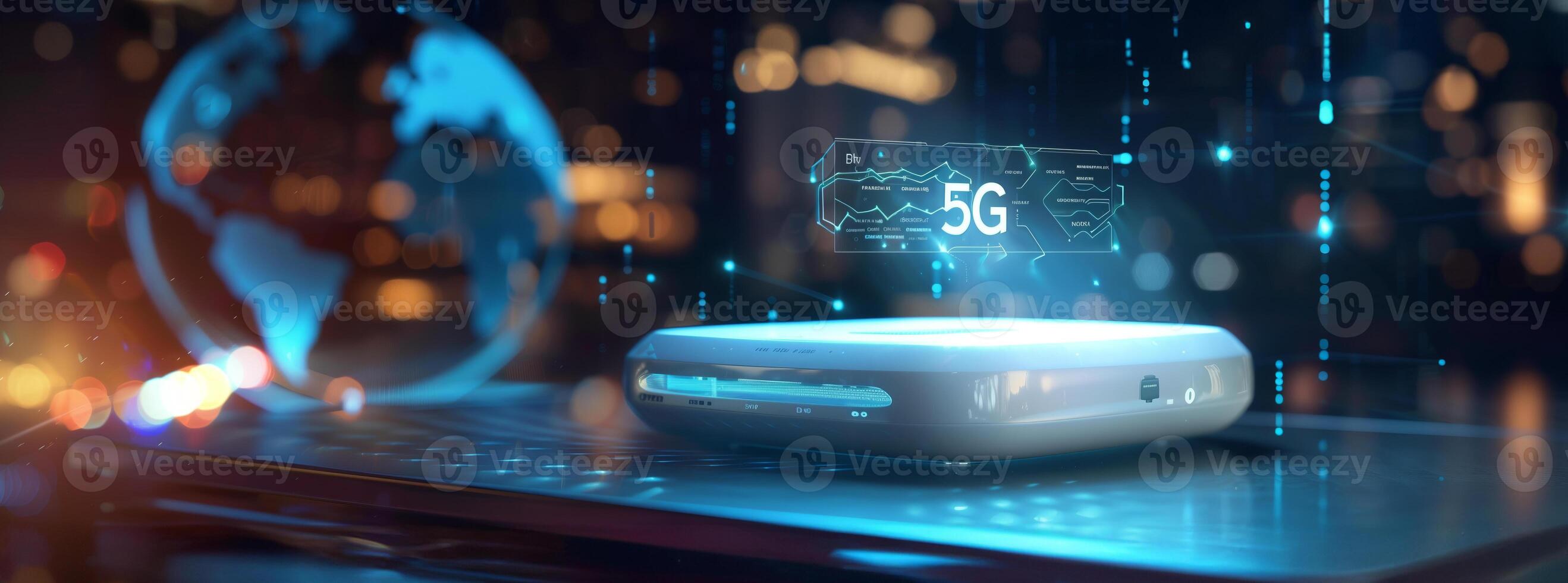 Future communication technology 5G telecom systems photo