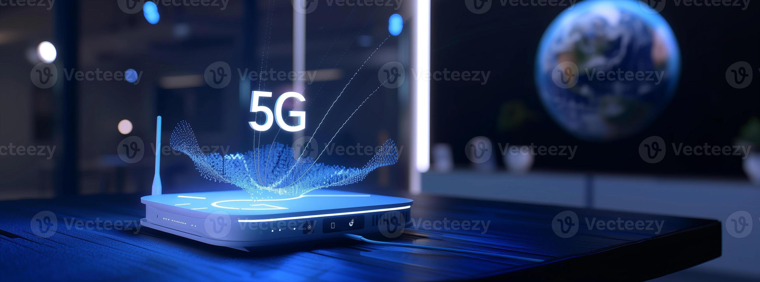 Future communication technology 5G telecom systems photo